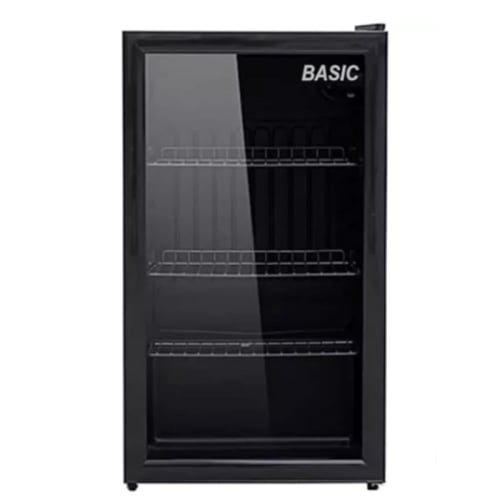 بيسك ثلاجة باب واحد 2.2 قدم مكعب 62.26 ليتر أسود B...