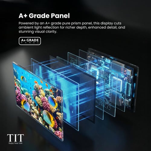 تي اي تي شاشة سمارت 55 بوصة بدقة 4K - نظام أندرويد...