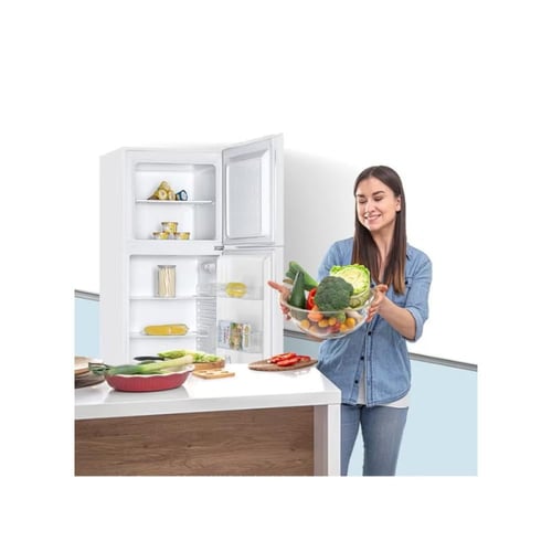 أرو ثلاجة بابين 6.4 قدم - دي فروست مع إضاءة LED -...