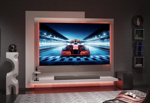 شاشة تي سي ال 55 بوصة اندرويد 144 هرتز 55C745 4K-Q...