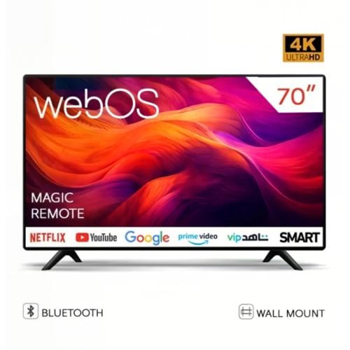 شاشة دبليو بوكس 50 بوصة webOS سمارت 4K UHD - رسيفر...