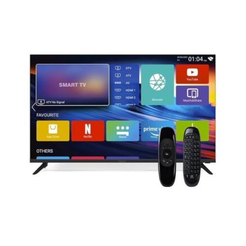 دبليو بوكس شاشة تلفزيون سمارت 50 بوصة مزود برسيفر...