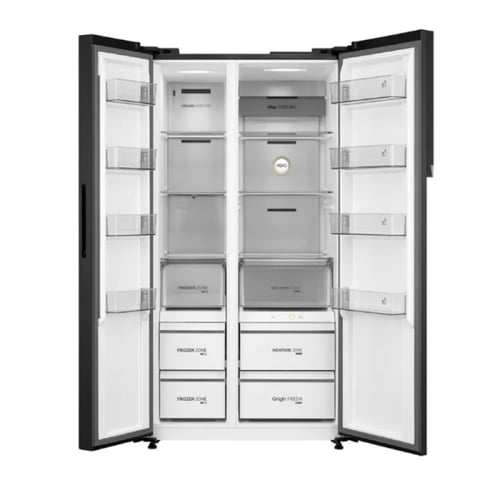 توشيبا ثلاجة دولابى بابين 19.4 قدم مكعب - إنفرتر م...