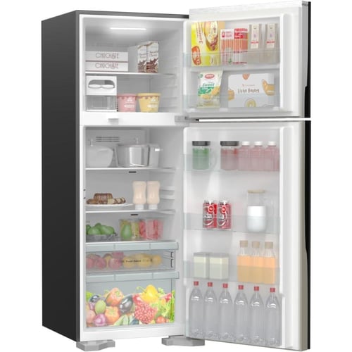 هيتاشي ثلاجة بابين 15.9 قدم مكعب - 450 ليتر - فضي...