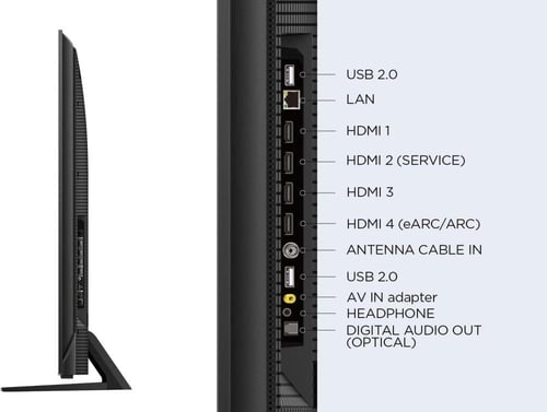 شاشة تي سي ال 55 بوصة اندرويد 144 هرتز 55C745 4K-Q...