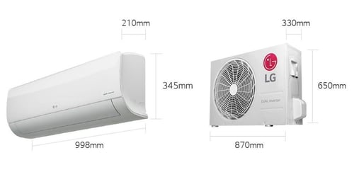 مكيف اسبليت ال جي فريش 18 بارد انفرتر NF182C2