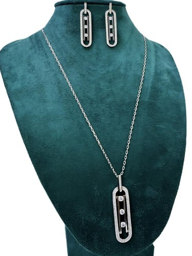 طقم سلسال سبحه مستوحى من ماركة ميسيكا