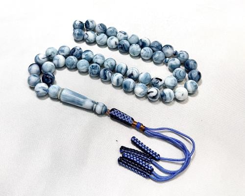 سبحة بكلايت كركوشة سماوي مُموج