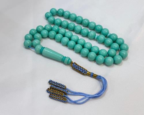 سبحة بكلايت كركوشة سماوي فاتح