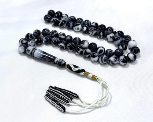 سبحة بكلايت كركوشة اسود مُموج