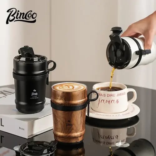 Home Angle Portable Coffee Filter Cup - Double Lay...