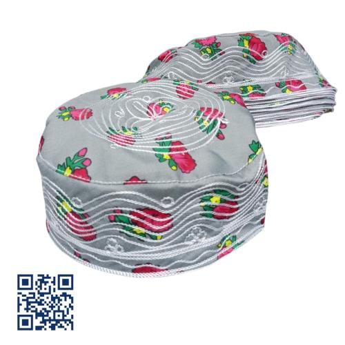 طاقيه ورد ملون