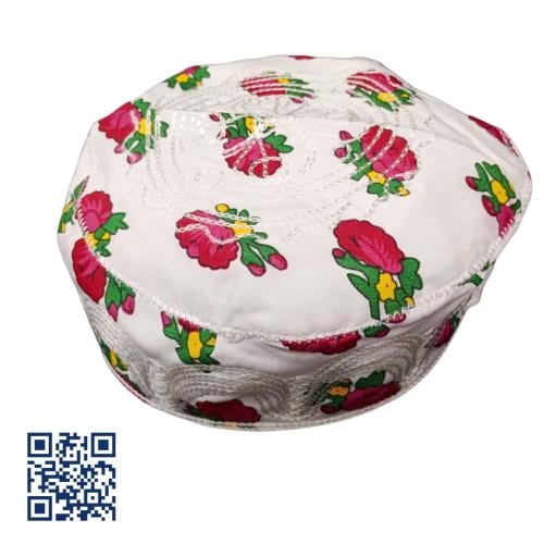 طاقيه ورد ملون شالكي