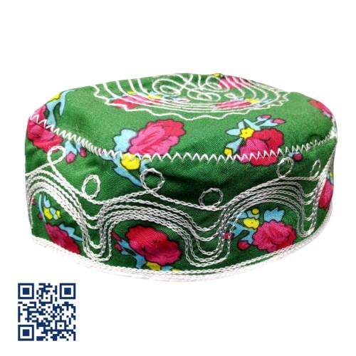 طاقيه ورد ملون