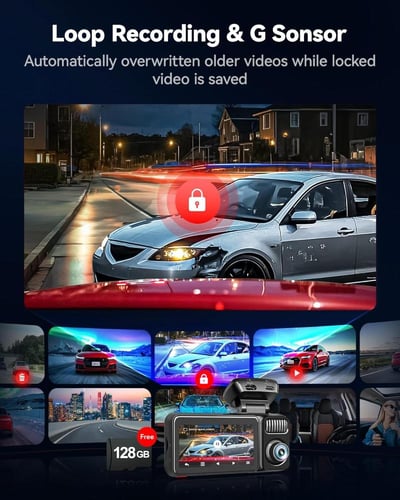 داش كام RedTiger F17 Elite بكج كامل 3 كاميرات