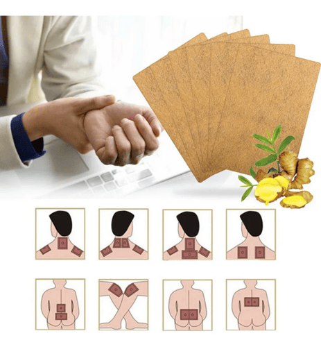 لصقات الزنجبيل لتخفيف آلام المفاصل والعضلات | Ging...