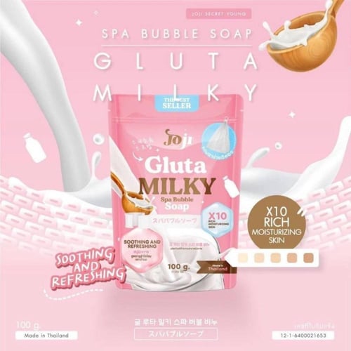 صابون Gluta Milky Spa Bubble – رغوة حليبية لبشرة م...