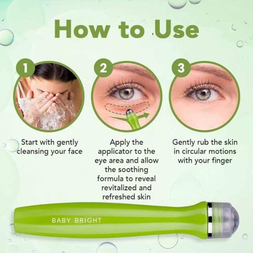 سيروم رولر الألوفيرا والكولاجين لترطيب العين وتقلي...