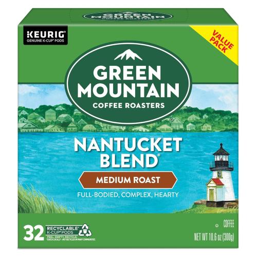 كبسولات قهوة قرين ماونتن مزيج نانتوكيت | 32 كبسولة