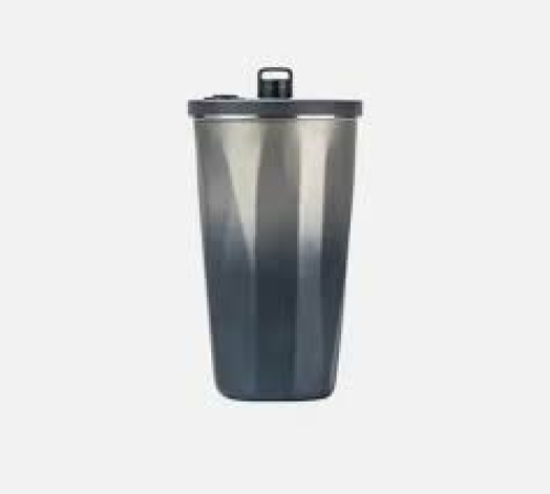 حافظة مق لونين متدرج استيل 600 مل