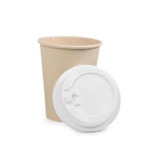 جواد غطاء كاسات ورقية 8 اونص ابيض 50 حبة