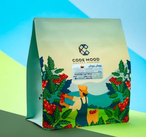 كود مود قهوة مختصة كولمبيا وش وش 250 جرام