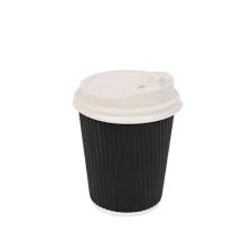 بوكسات كاسات ورقية 8 اونص 50 حبة اسود