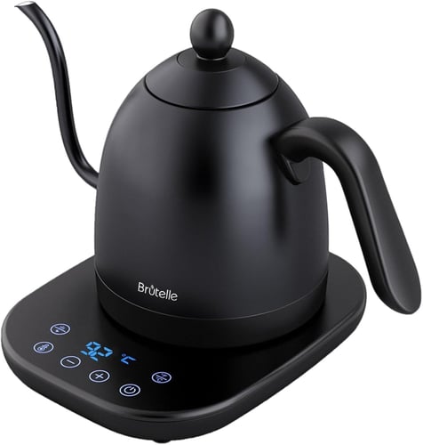 غلاية كهربائية تحكم درجات الحرارة لون اسود