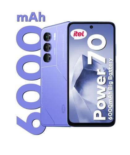 إيتيل P70 Dual SIM Marine 4+4GB RAM 256GB 4G - Mid...
