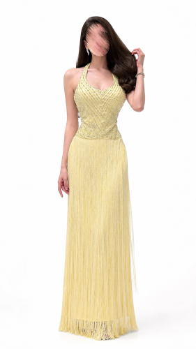 Lemon spun dress