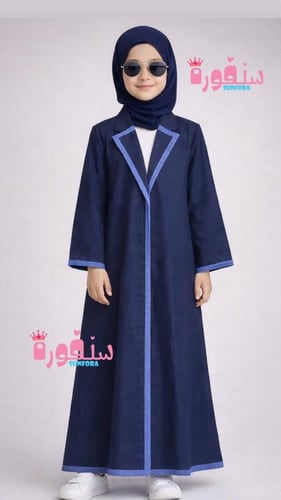 عباية إستتش الزرقاء+5 هدايا منتجات ستتش