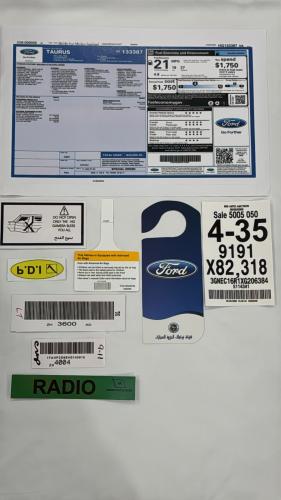 Ford Taurus sticker pack