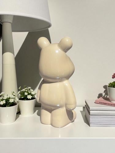 مجسم ديكوري أنيق على شكل دب �