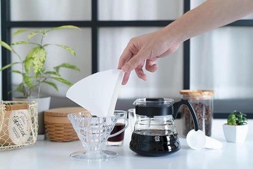 مجموعة الترشيح الزجاجية من هاريو