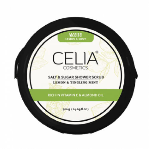 سيليا – مقشر رغوي بالسكر والملح بالليمون والنعناع...