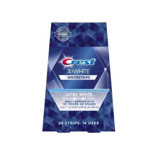 كرست لصقات تبييض الاسنان الترا وايت 28 لصقه