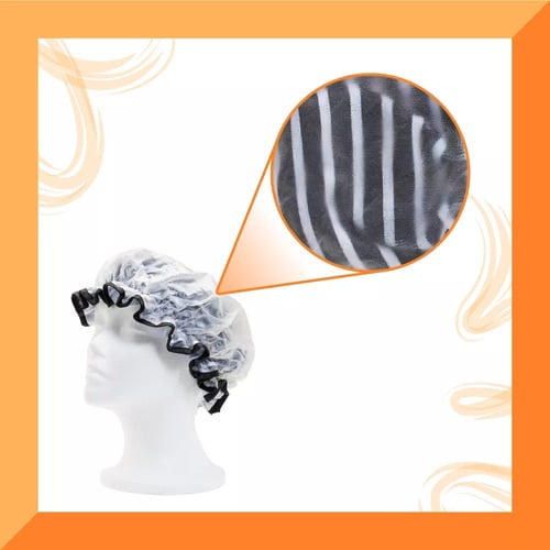 كانتو قبعة استحمام مبطنة مصنوعة من قماش تيري