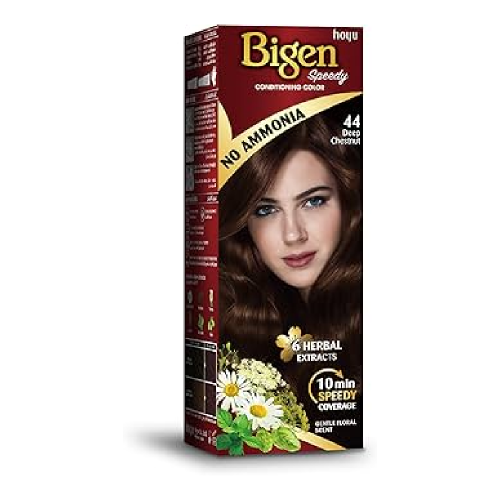 Temporary hair dye - dark chestnut