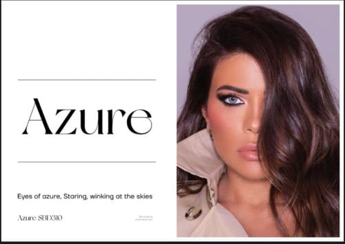 عدسات آي كلرز جلاترز أزور