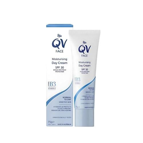 كيوفي كريم مرطب نهاري مع واقي شمس (+SPF30) - 75 جم