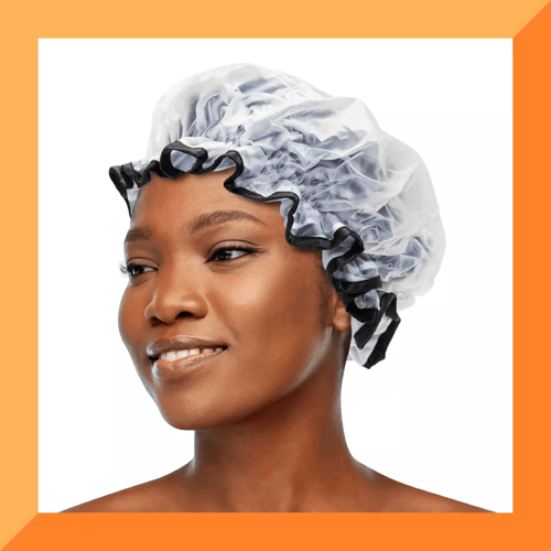 كانتو قبعة استحمام مبطنة مصنوعة من قماش تيري