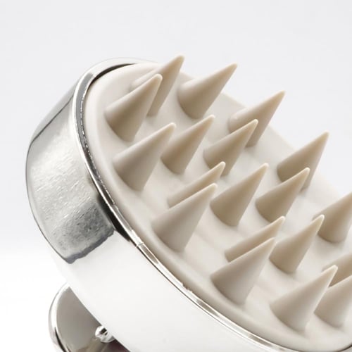 جي بي اورجانيك فرشاة وتدليك فروة الرأس فضي