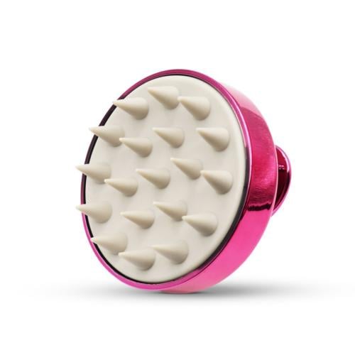 جي بي اورجانيك فرشاة وتدليك فروة الرأس وردي