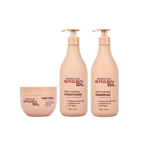 مجموعة جي بي مكونة من 3 قطع للعناية و ترطيب الشعر...