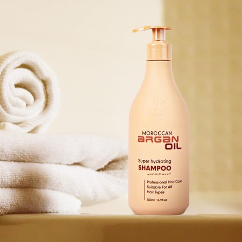 جي بي اورجانيك شامبو بزيت الارغان 500 مل