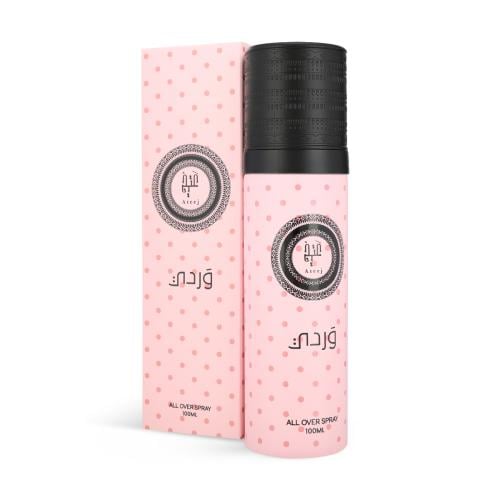 رذاذ عطري للجسم والملابس وردي - 100 مل
