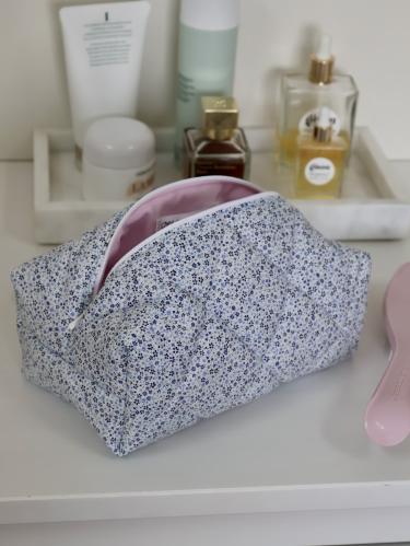 PERSONALIZED NAVY AND BLUE MINI FLORAL