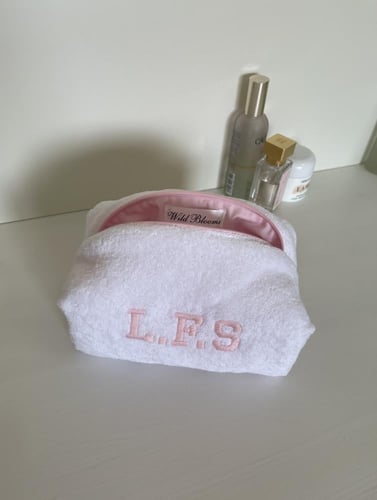 PERSONALIZED WHITE TERRY