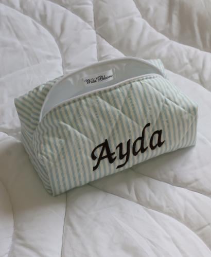 PERSONALIZED LIGHT BLUE STRIPES