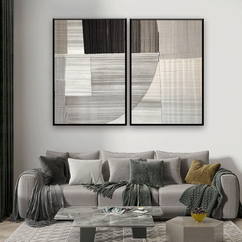 طقم لــوحات ثنائية بتصميم عصري